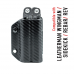 Bainha em Kydex para Leatherman Wingman, Sidekick, Rebar e Rev (fibra de carbono)